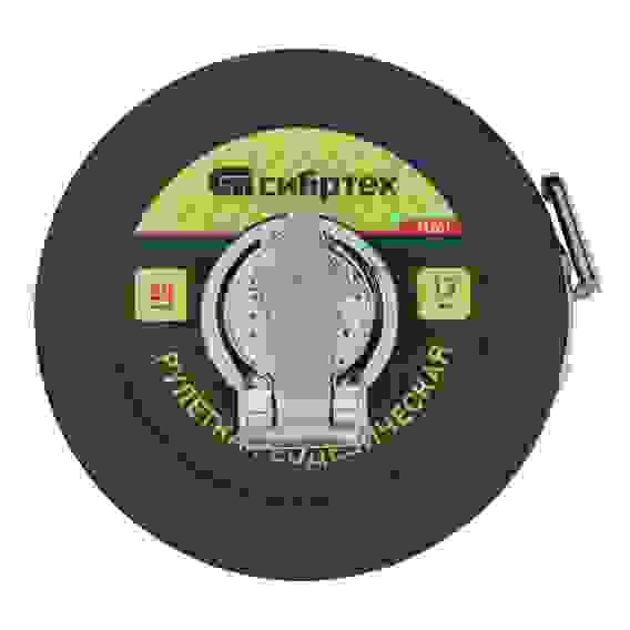 Рулетка геодезическая 20 м х 13 мм, закрытый корпус, фиберглассовая лента// Сибртех