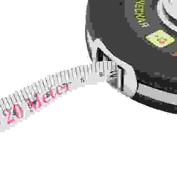 Рулетка геодезическая 20 м х 13 мм, закрытый корпус, фиберглассовая лента// Сибртех