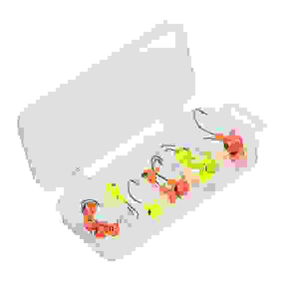 Набор разноцветных джиг головок в коробке, 15шт, 3,5,7,10,12гр AZOR FISHING