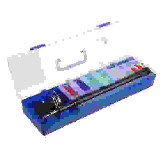 Набор рыбака в коробке с удочкой, катушкой и оснасткой AZOR FISHING