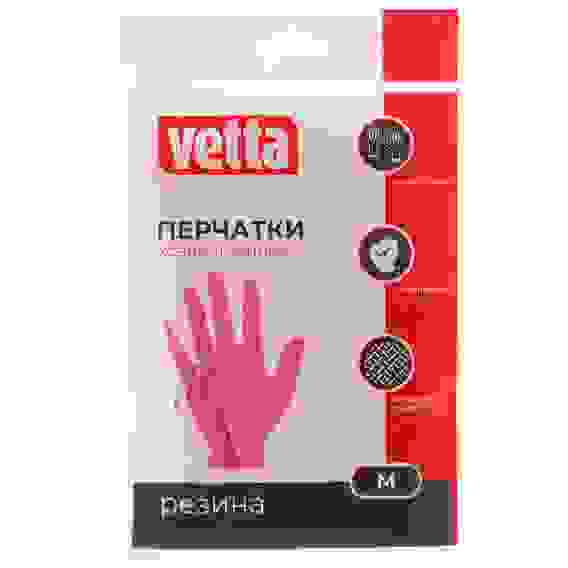 Перчатки хозяйственные с манжетой 38см, пара 100г, М VETTA ЧЗ