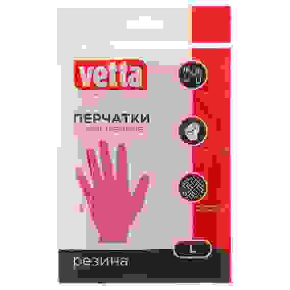 Перчатки хозяйственные с манжетой 38см, пара 100г, L VETTA
