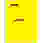 Скоросшиватель OfficeSpace &quot;Дело&quot;, картон мелованный, 300г/м2, желтый, пробитый, до 200л.