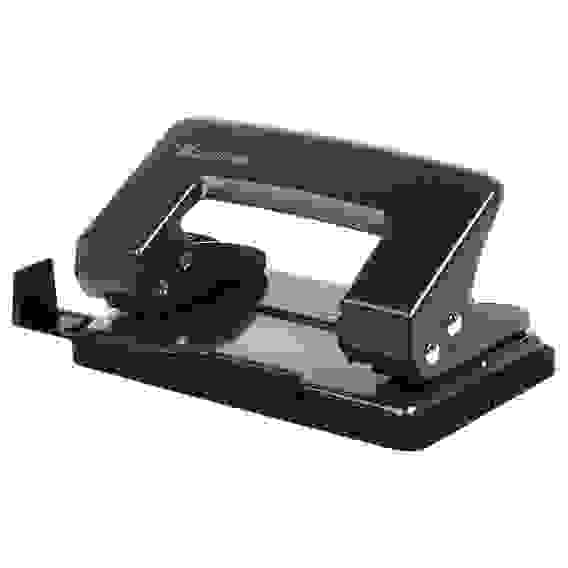 Дырокол Berlingo &quot;Universal&quot; 10л., металлический, черный, с линейкой