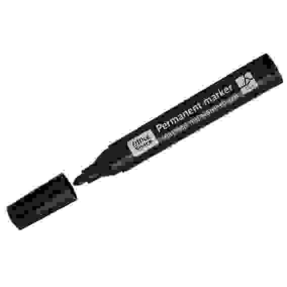 Маркер перманентный OfficeSpace &quot;Contact&quot; черный, пулевидный, без клипа, 3мм