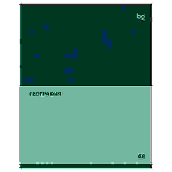 Тетрадь предметная 48л. BG &quot;Single colour&quot; - География, эконом