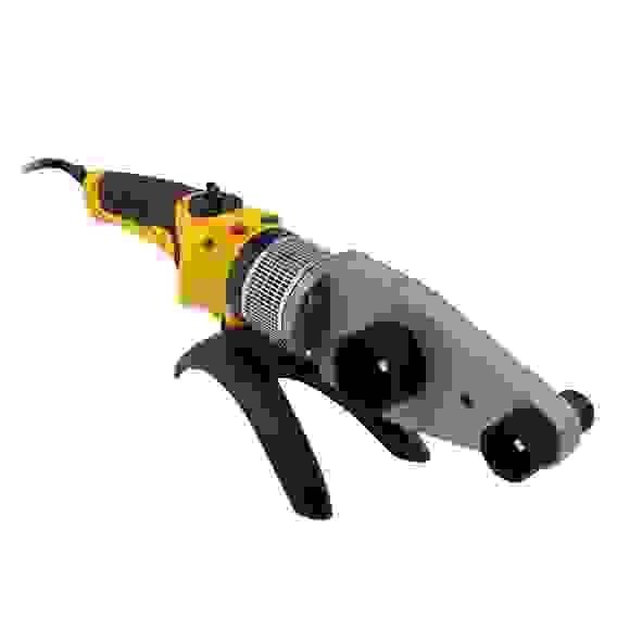 Аппарат для сварки пластиковых труб DWP-2000, X-PRO,2000Вт,300 гр., комплект насадок,20-63мм//Denzel