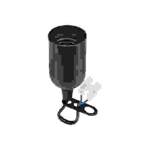 Патрон пластиковый подвесной Е27 с клеммной колодкой черн. TOKOV ELECTRIC TKE-C05-PPL/KK-27