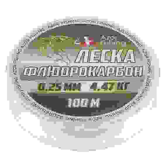 Леска флюрокарбоновая 0,25мм, 100м AZOR FISHING