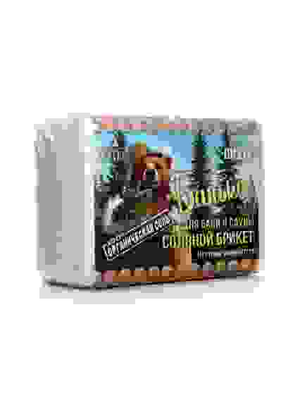 Соляной брикет для бани &quot;Банька&quot; пихта, 500 г