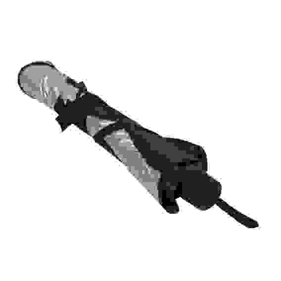 Шторка солнцезащитная на лобовое стекло, 140x79см, серебристая, зонт ЕРМАК