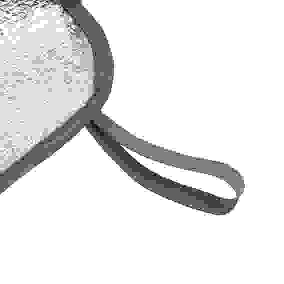 Шторка солнцезащитная на лобовое стекло, 130x60см, серебристая ЕРМАК