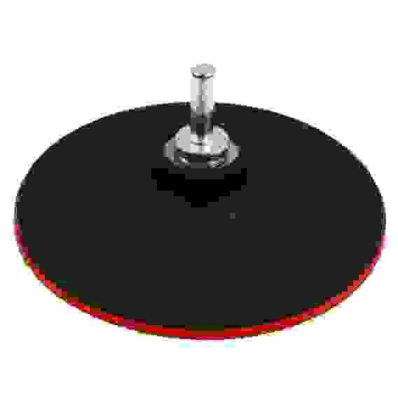 Шлифовальный круг резиновый с липучкой+переходник толщина 3мм, 125 мм РОКОТ