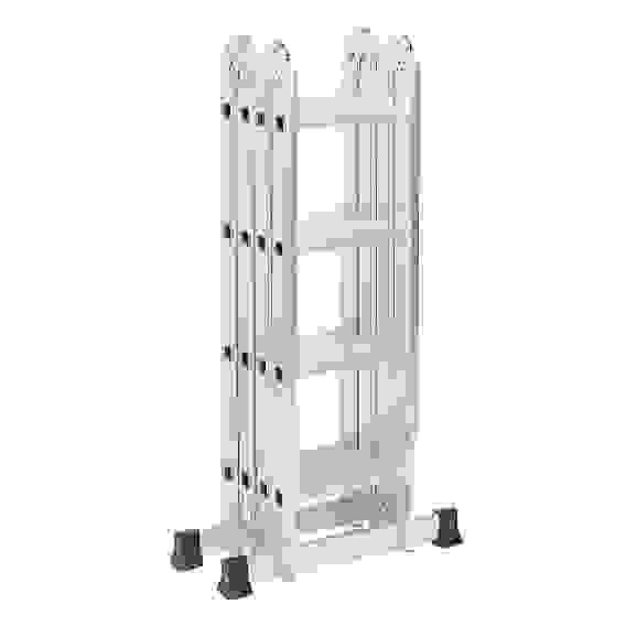 Лестница-трансформер (макс.нагрузка 150кг) алюминий, 4 секции по 4 ступени,4х4,профиль 1,2мм ЕРМАК