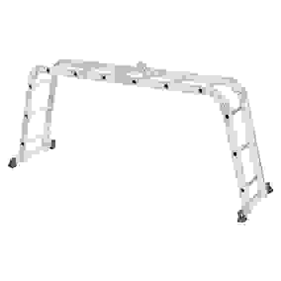 Лестница-трансформер (макс.нагрузка 150кг) алюминий, 4 секции по 3 ступени,4х3,профиль 1,2мм ЕРМАК