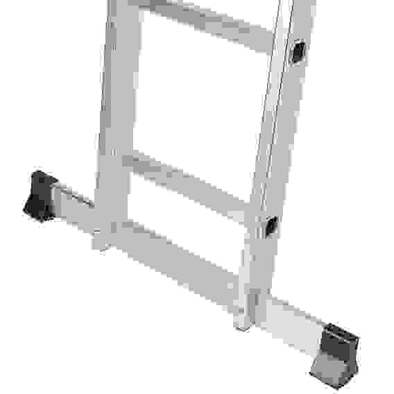 Лестница-трансформер (макс.нагрузка 150кг) алюминий, 4 секции по 3 ступени,4х3,профиль 1,2мм ЕРМАК