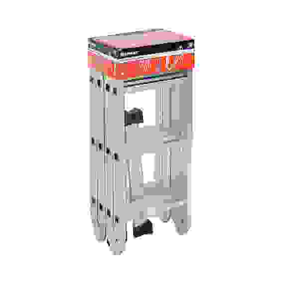 Лестница-трансформер (макс.нагрузка 150кг) алюминий, 4 секции по 3 ступени,4х3,профиль 1,2мм ЕРМАК