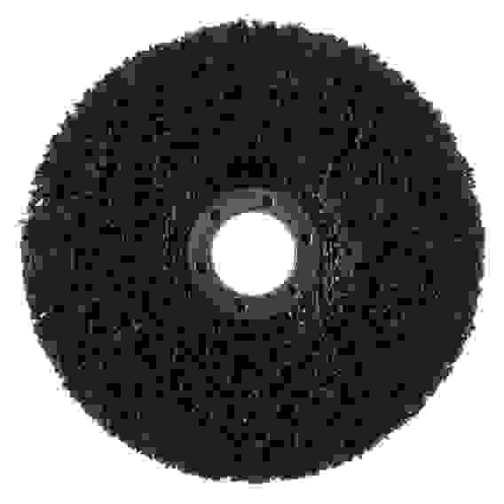 Диск коралловый зачистной 125мм для УШМ, п.кв. 22 мм, толщина 14мм, чёрный, низкая жестк. ЕРМАК