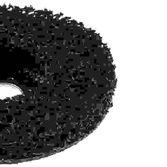 Диск коралловый зачистной 125мм для УШМ, п.кв. 22 мм, толщина 14мм, чёрный, низкая жестк. ЕРМАК