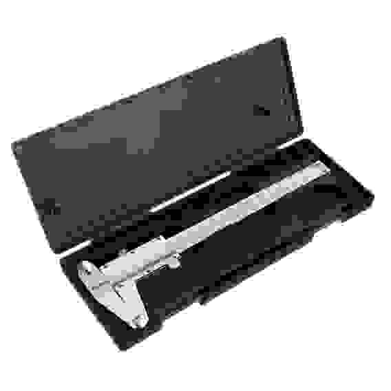 Штангенциркуль стальной 150мм, ШЦ-I-150-0,02-1, футляр пластик ЕРМАК