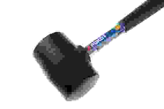 Киянка резиновая с металлической ручкой, 225г РОКОТ