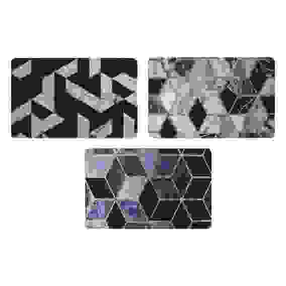 Коврик придверный, ПВХ, 44х74 см, 3 дизайна, резиновая VETTA