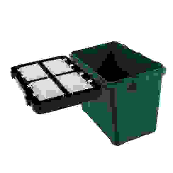 Ящик зимнего рыболова, малый, 4 отделения для приманок, 310х360х240мм AZOR FISHING