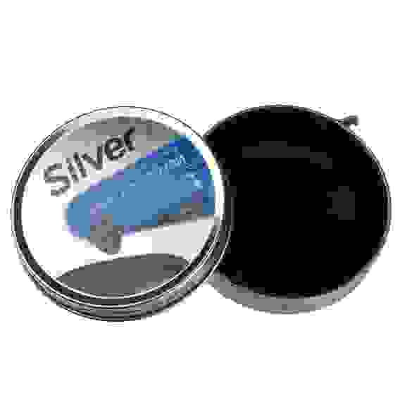 Крем для обуви черный в железной банке, 50 мл SILVER