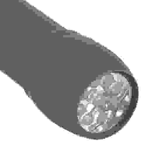 Фонарь мини, прорезиненное покрытие, 9 LED, 1 режим, 3хААА ЕРМАК