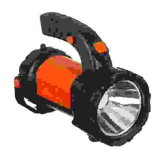 Фонарь прожектор,1LED+1COB, аккумулятор 2400мАч,USB, 91х137х175 мм, пластик, красный свет ЕРМАК