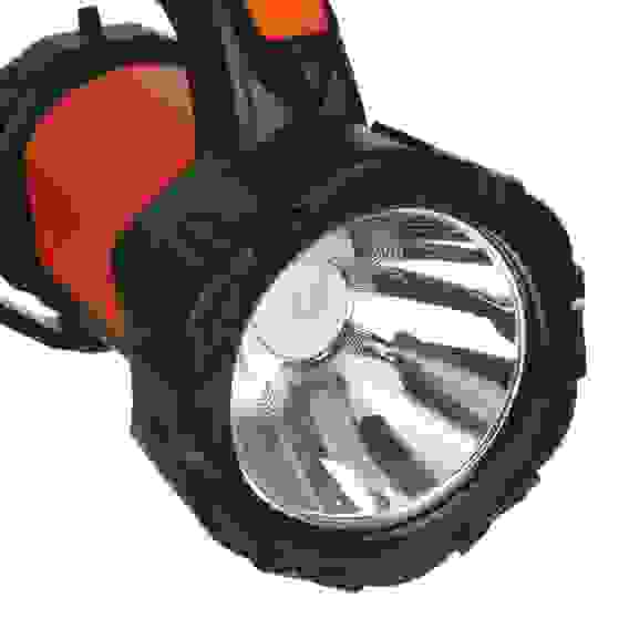 Фонарь прожектор,1LED+1COB, аккумулятор 2400мАч,USB, 91х137х175 мм, пластик, красный свет ЕРМАК