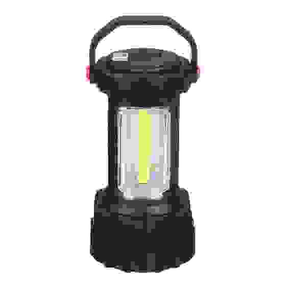 Фонарь прожектор,1LED+1COB, аккумулятор 2400мАч,USB, 91х137х175 мм, пластик, красный свет ЕРМАК