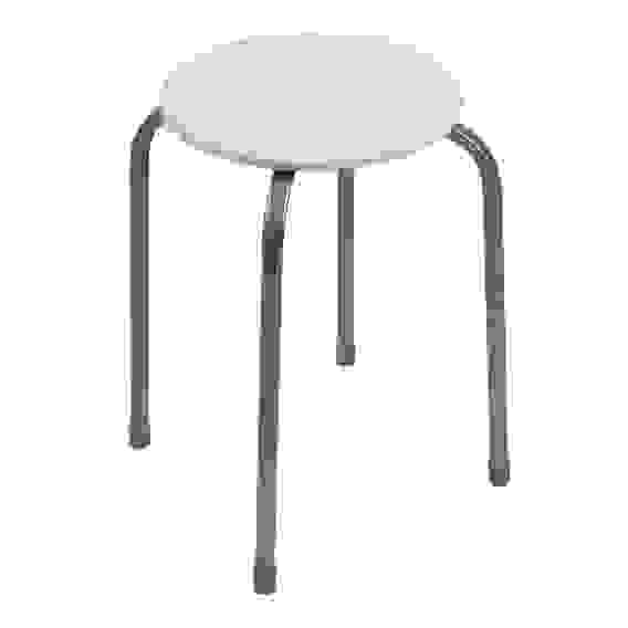 Табурет круг, металл, МДФ, мягкое сиденье, h47см, d29см, ТБ3 НИКА