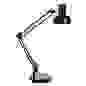 Светильник настольный Лунд Е27,60Вт,230В,85см, струбцина,подставка,каб.140см,металл,черный BY