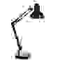 Светильник настольный Лунд Е27,60Вт,230В,85см, струбцина,подставка,каб.140см,металл,черный BY
