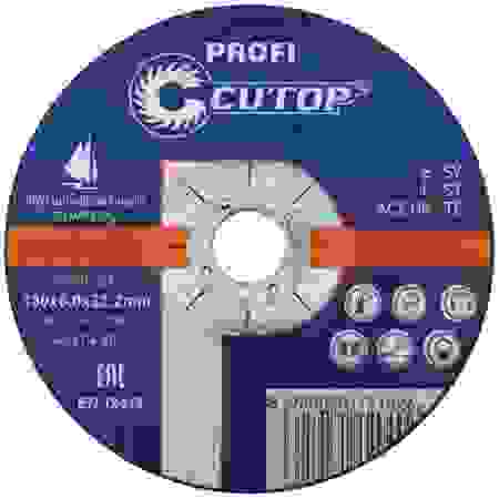 Диск шлифовальный по металлу и нержав стали 150х6,0х22,2 мм Cutop Profi Т27