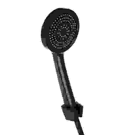 Смеситель для ванны с душем, короткий излив, картридж 35мм, нерж. сталь, черный, SS09-M132 СоюзКран