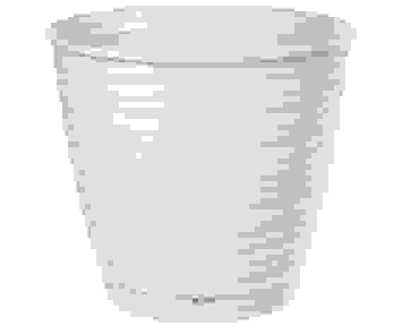 Горшок для цветов 1,5л,d=14,6см,поддон,Saffron белый,221610129/01/Homver