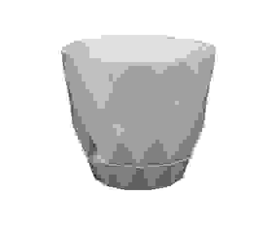 Горшок для цветов 2,3л,d=17,5см,поддон,Laurel бежевый,221610927/01/Homver