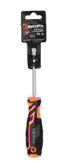 Отвёртка шлицевая SL6.100мм Вихрь