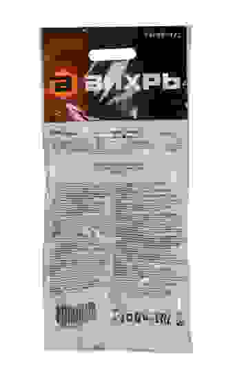 Вилка б/з(белая) прямая 6А 250В Вихрь