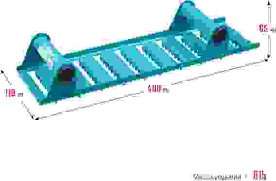 Рубанок ручной по газобетону, 400 х 110 мм, СИБИН