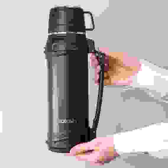 Термос с широкой горловиной 1,20л, нержавеющая сталь 18/10 Акка SATOSHI