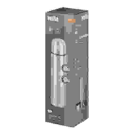 Термос 0,50л &quot;Буллет&quot; для напитков, серебристый, нержавеющая сталь VETTA