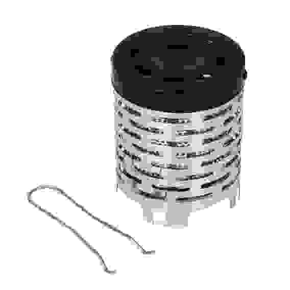 Обогреватель-насадка к газовой портативной плите, 14,7х12см, нерж. сталь ЕРМАК