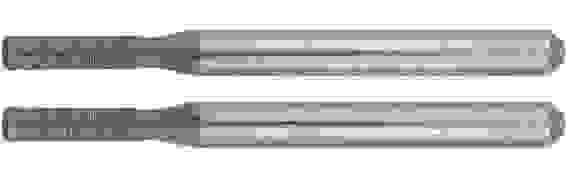 Набор алмазных мини-шарошек 2 шт, 2.33 x 10.0 x 3.2 x 38 мм, ЗУБР