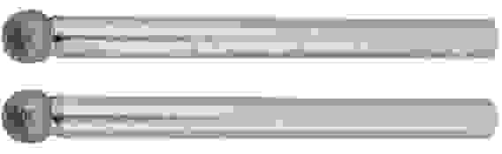 Набор алмазных мини-шарошек 2 шт, 4.0 x 3.2 x 38 мм, ЗУБР