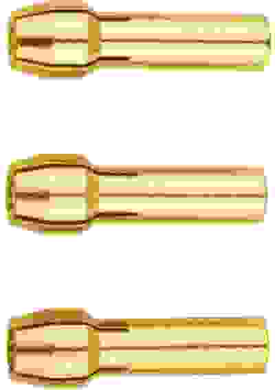 Набор цанг для гравёра, 3 шт, d 3.2 мм, d 2.4 мм, d 1.6 мм, STAYER