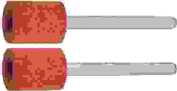 Набор абразивных шлифовальных втулок 2 шт, 9.5 x 12.7 х 3.2 мм, L 45 мм, P 120, ЗУБР