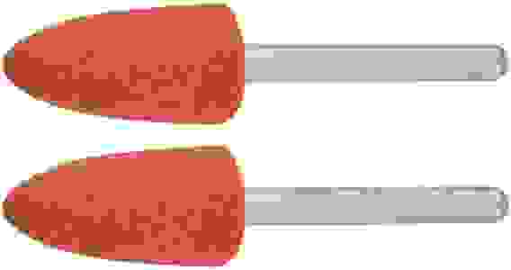 Набор абразивных шлифовальных конусов 2 шт, 9.5 x 19.0 х 3.2 мм, L 45 мм, P 120, ЗУБР